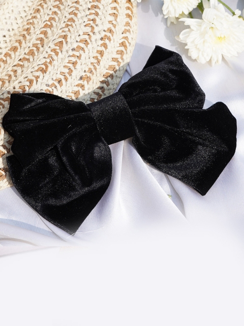 

JOKER & WITCH Women Black Bow Pretty Hair Clip