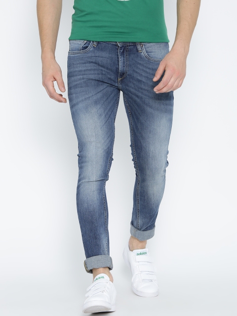 

Jack & Jones Blue Low-Rise Liam Skinny Fit Stretchable Jeans
