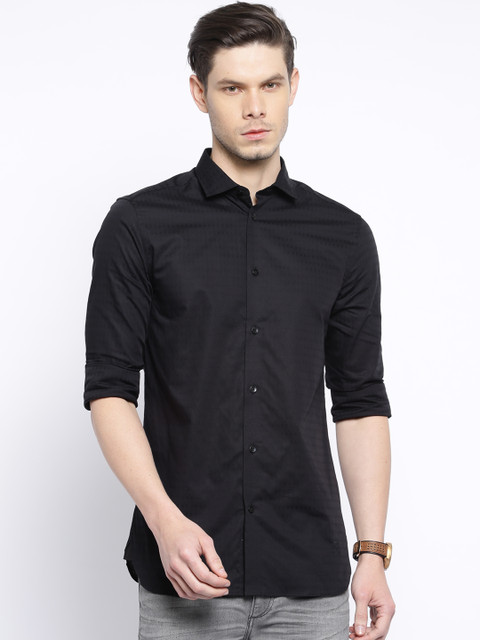 

Premium by Jack & Jones Black Slim Fit Casual Shirt