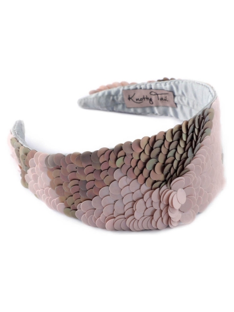 

Knotty Tail Women Pink Embellished Hairband