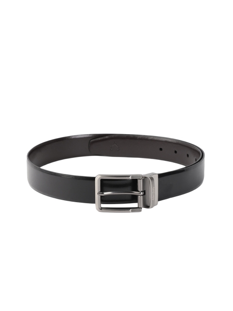 

Allen Solly Men Black Solid Leather Belt