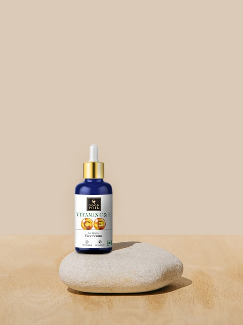 

Good Vibes Vitamin C & Vitamin E Age Defying Face Serum - 30 ml, Transparent