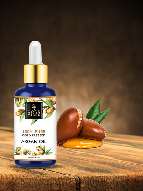 

Good Vibes Pure Argan Cold Pressed Carrier Oil 30 ml, Transparent