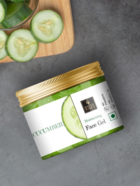 

Good Vibes Cucumber Moisuturizing Face Gel 300 gm, Transparent