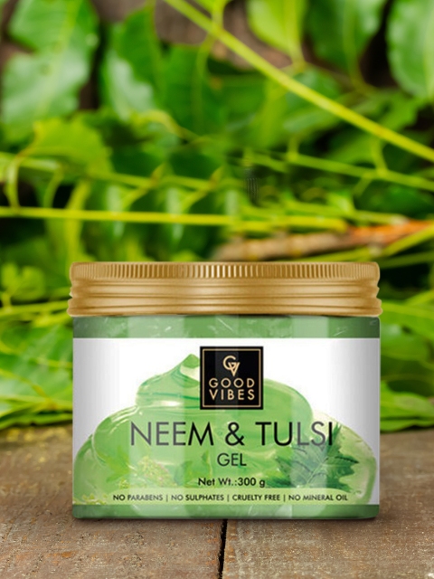 

Good Vibes Gel - Neem & Tulsi - 300 g, Transparent