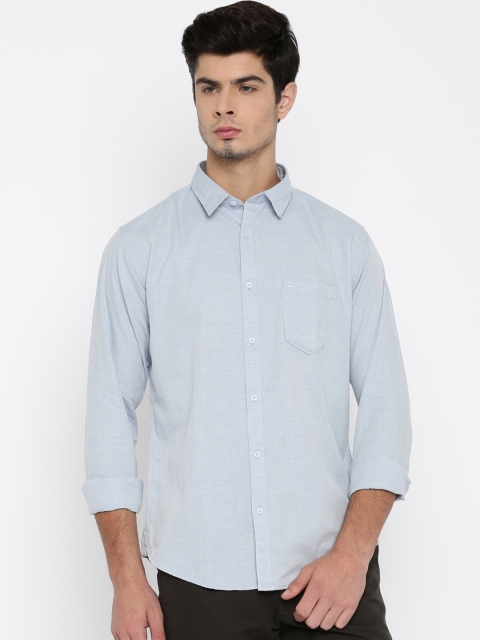 

Basics Blue Slim Fit Casual Shirt