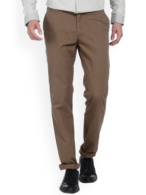 

Basics Men Khaki Slim Fit Solid Chinos