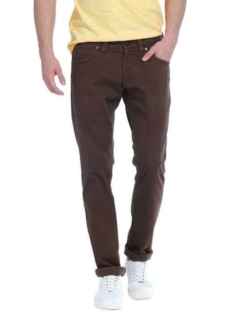 

Basics Men Brown Skinny Fit Chinos