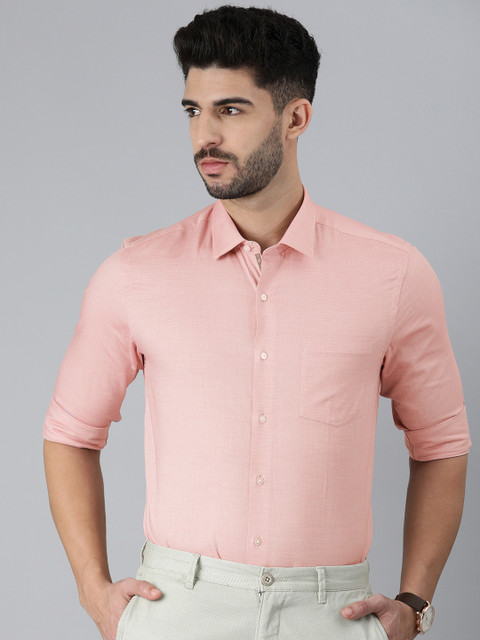 

Arrow New York Men Pink Slim Fit Casual Shirt