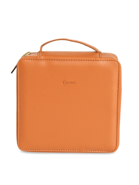 

RASHKI Tan Brown Solid Sustainable Travel Organizer