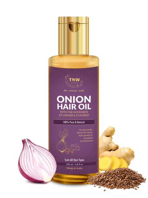 

TNW the natural wash Onion Hair Oil 200 ml, Purple