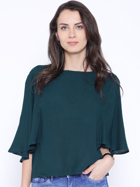 

Tokyo Talkies Teal Blue Top