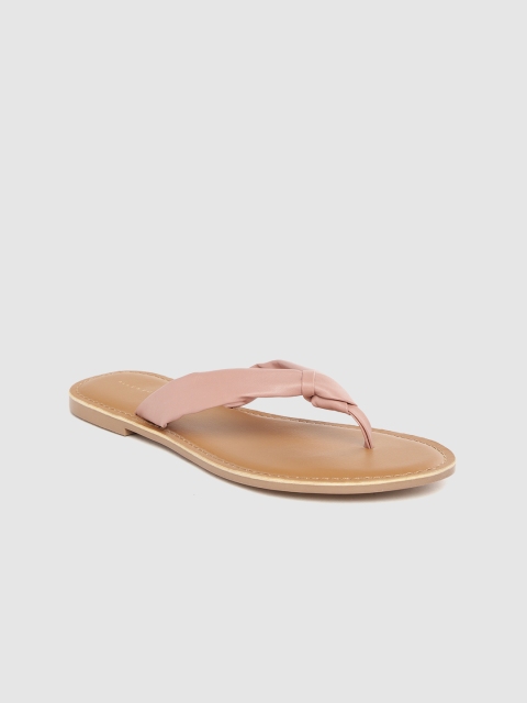 

Allen Solly Women Pink Solid Open Toe Flats