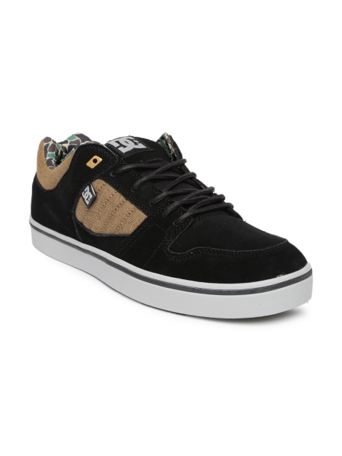 

DC Men Black Suede Course Skateboard Casual Shoes