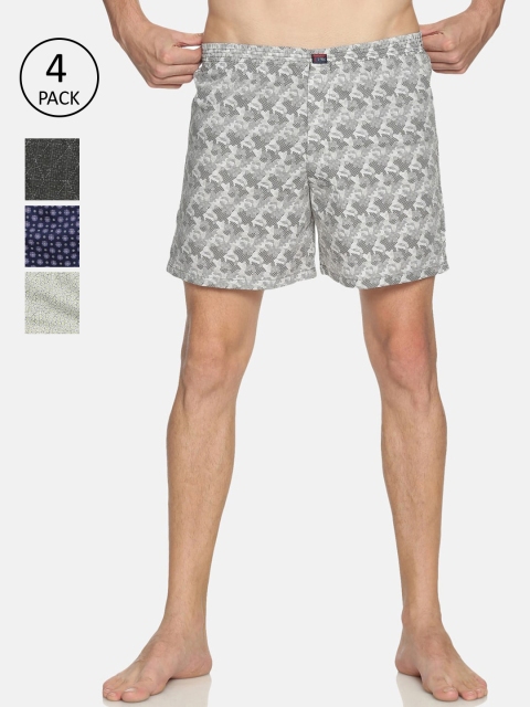 

IVOC Pack of 4 Printed Boxers, Multi