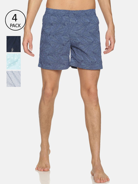 

IVOC Men Pack of 4 Boxers 13246056-1-12756018-1-13152548-1-13074466-1-Navy Blue
