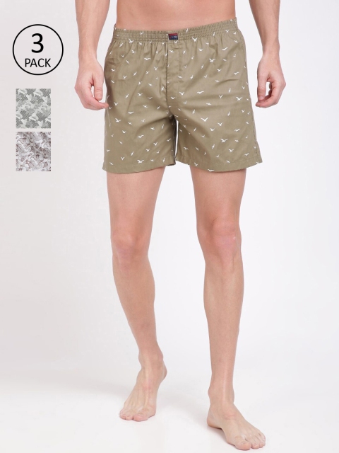 

IVOC Pack of 3 Pure Cotton Boxers 13152550-1-12827398-1-13275138-1-Grey