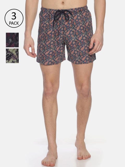 

Bene Kleed Pack of 3 Pure Cotton Boxers 12077920-1-12077938-1-12077922-1-Black