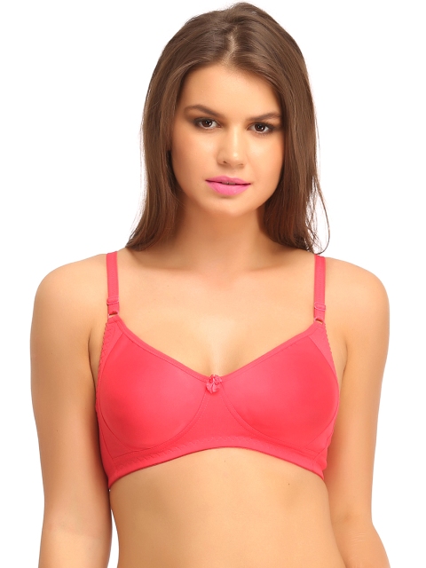 

Clovia Pink Full-Coverage Bra BR0640P14