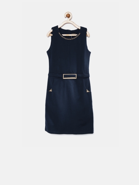 

Tiny Girl Navy Sheath Dress, Navy blue