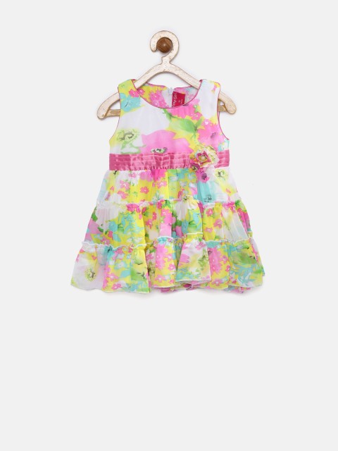 

Tiny Girl Multicoloured Floral Print Fit & Flare Dress, Multi