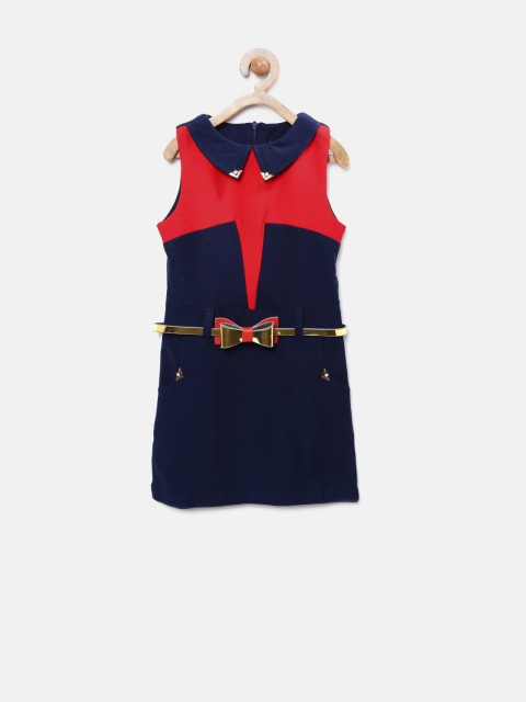 

Tiny Girl Navy & Red Sheath Dress, Navy blue