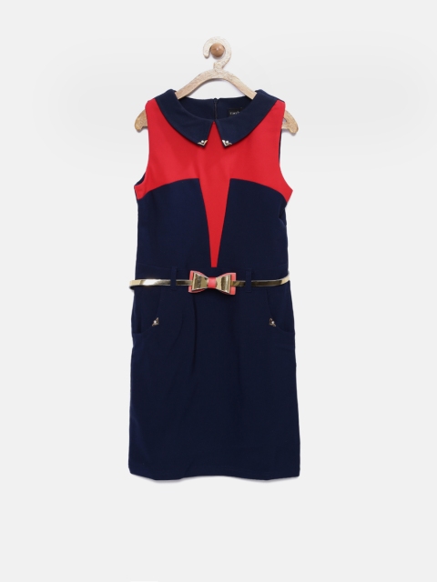 

Tiny Girl Navy & Red Sheath Dress, Navy blue