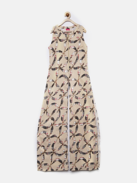 

Tiny Girl Beige Printed Maxi Top