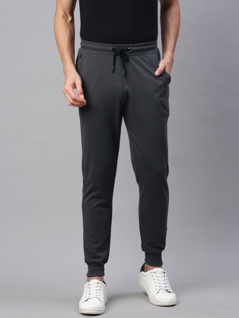 

abof Men Grey Melange Solid Straight Fit Joggers