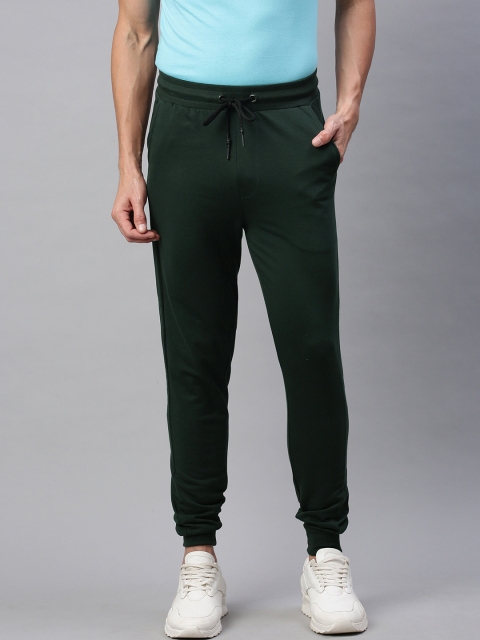 

abof Men Green Solid Joggers
