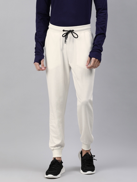 

abof Men White Solid Regular Fit Joggers