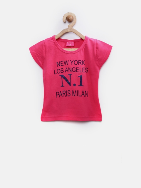 

Tiny Girl Pink Printed Top