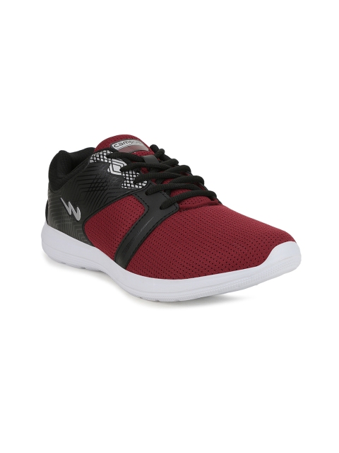 

Campus Men Burgundy & Black Running Shoes