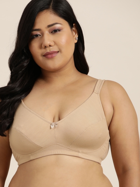 

Sztori Plus Size Beige Everyday Bra Medium Coverage
