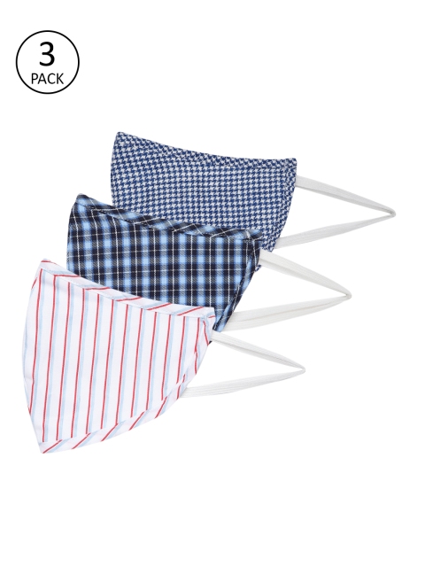 

Mast & Harbour Unisex Pack of 3 Printed Outdoor Masks, White