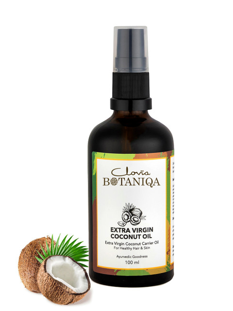 

Clovia BOTANIQA Extra Virgin Coconut Carrier Oil For Hair & Skin - 100 ml, Transparent