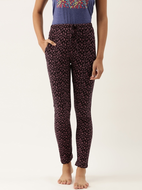 

ETC Women Black Printed Lounge Pant