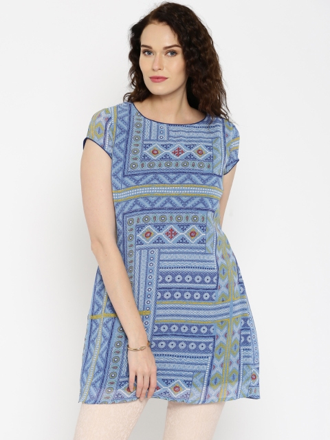

IMARA Blue Printed Tunic
