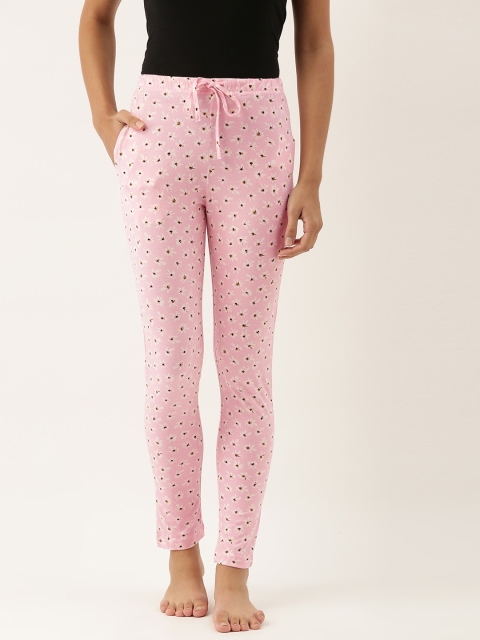 

ETC Women Pink Floral Print Lounge Pant
