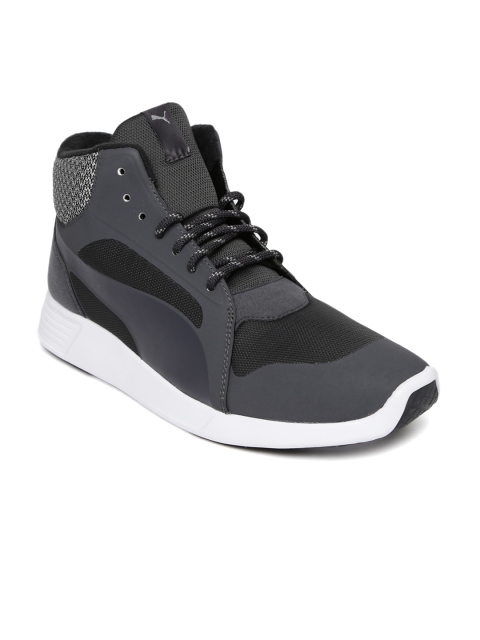 

PUMA Men Grey ST Trainer Evo Mid-Top Training Shoes