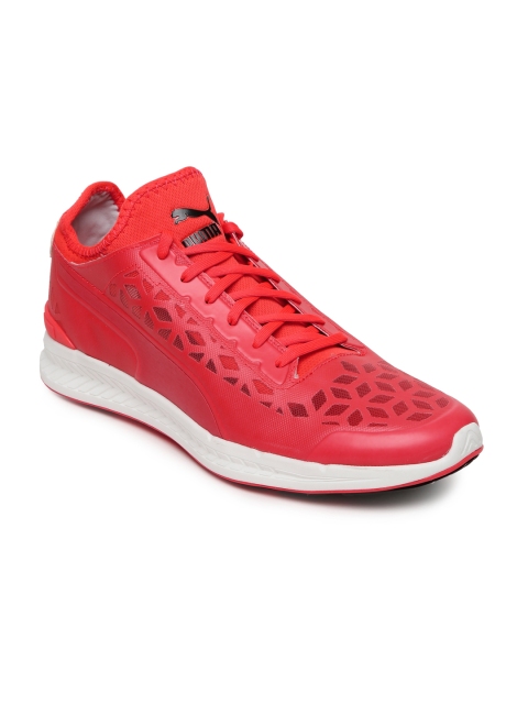 

PUMA Men Coral Red Ignite Sock Tesseract Sneakers