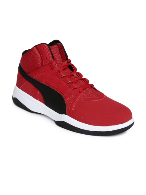 

PUMA Men Red Rebound Street Evo SL Sneakers