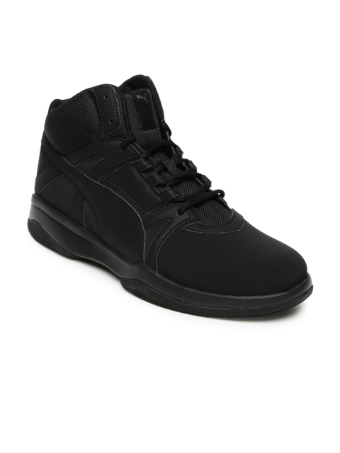 

PUMA Men Black Rebound Street Evo SL Sneakers