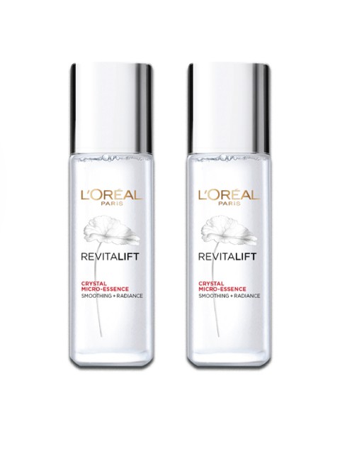 

LOreal Set of 2 Paris Revitalift Crystal Micro-essence, White