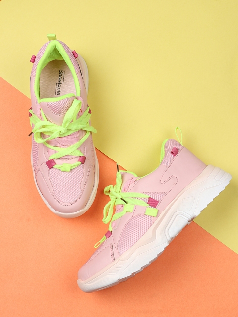 

Shoetopia Women Pink Synthetic Walking Shoes