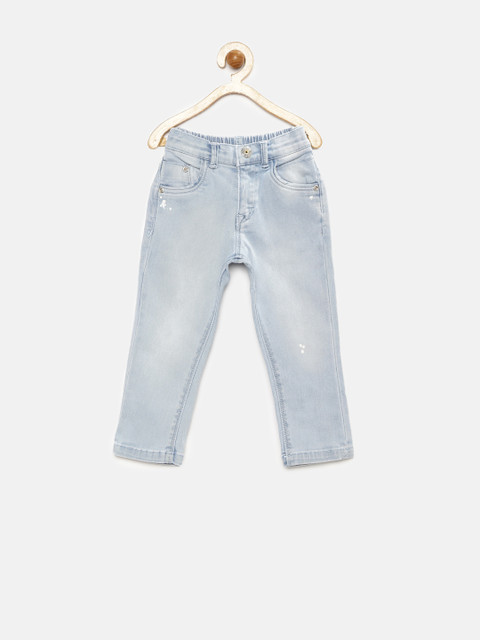 

Gini & Jony Girls Blue Washed Stretchable Jeans