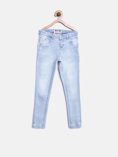 

Gini & Jony Girls Blue Washed Stretchable Jeans