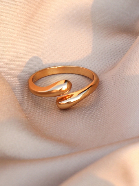 

JOKER & WITCH Gold-Plated Twist It Fluid Adjustable Finger Ring