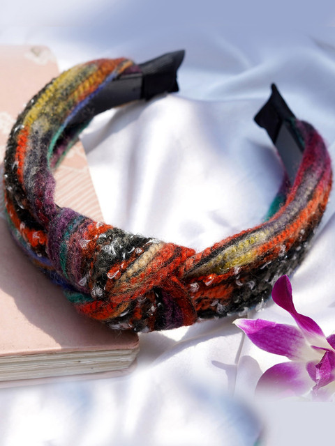 

JOKER & WITCH Women Red & Black Lace Hairband