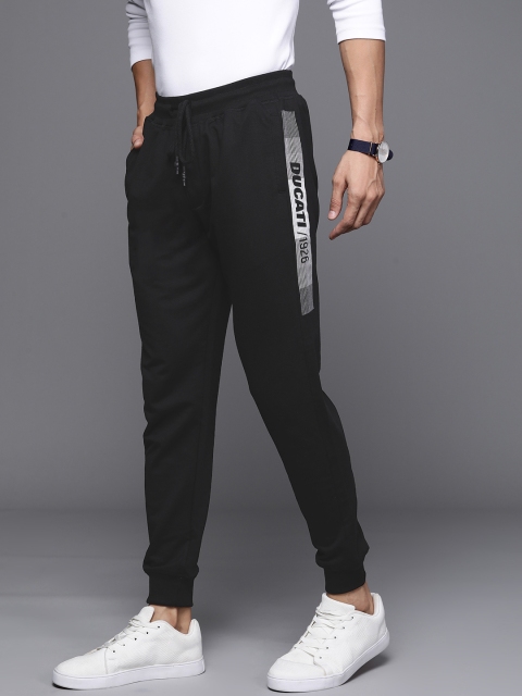 

Ducati Men Black Solid Joggers